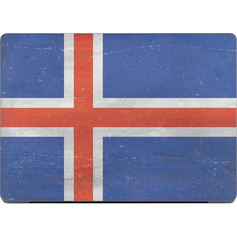 Iceland Flag Distressed Apple MacBook Pro 14-inch Skin